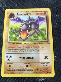 Aerodactyl 1999 Fossil 16/62 Pokemon Card Rare Mp+ - Image 1