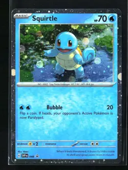 Squirtle - (Cosmos Holo) Holo Promo SV: Scarlet & Violet Promo Cards 048 NM - Image 1