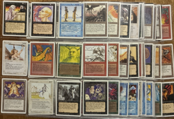Huge Amazing lot of 189 Magic the Gathering Cards Serra Angel Shivan Dragon Dope - Image 1