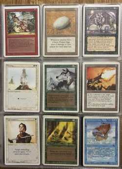 Huge Amazing lot of 189 Magic the Gathering Cards Serra Angel Shivan Dragon Dope - Image 5