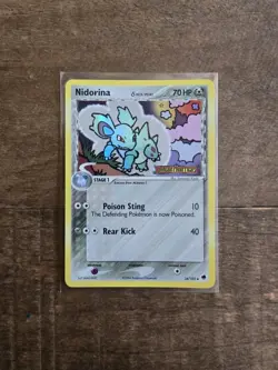 Pokemon TCG Nidorina Reverse Holo Stamped EX Dragon Frontiers Card 34/101 - Image 1