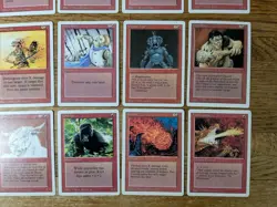 Lot of 20 Magic the Gathering MTG Red Cards - Revised 3rd Edition - LP, No Dupes - Image 5