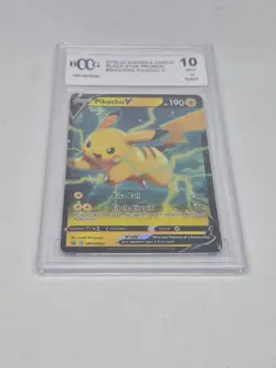 Pikachu V SWSH063 SWSH: Sword & Shield Promo Cards Holo 2020 BCCG 10 - Image 3