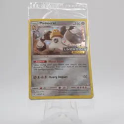SEALED Melmetal 129/214 Unbroken Bonds Stamped Holo Promo Pokemon Card Sun moon - Image 1