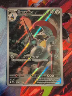 Pokemon TCG Escavalier Card Black Bolt English Edition 138/086 Mint - Image 1