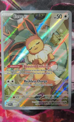 Eevee 173 Sv: Scarlet & Violet Promo Cards Holo black star promo pack fresh - Image 1