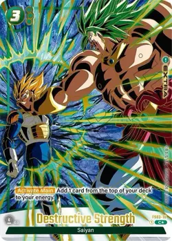 Destructive Strength Saiyan FS03-16 Extra Card - Dragon Ball Super Card Game - Image 1