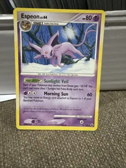 Pokemon Espeon TCG 18/100 Majestic Dawn Regular Rare Card Mp Crease - Image 1