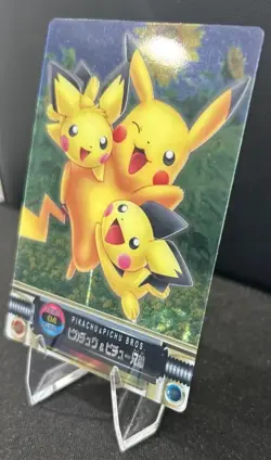 Pikachu And Pichu Bros Clear Pokemon Card - Image 2