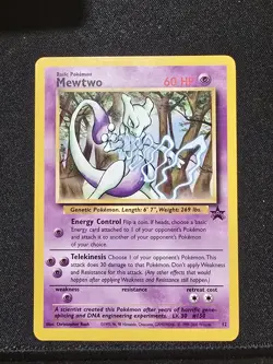 Mewtwo Black Star Promo #12 Lightly Played Pokemon Card - Image 1