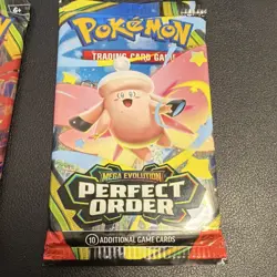 Pokemon TCG Mega Evolution Perfect Order 2 Booster Packs 10 Cards English - Image 4
