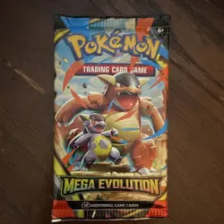 Pokemon TCG Mega Evolution Booster Pack English 10 Cards - Image 1