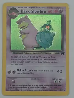 Dark Slowbro Holo 12/82 Team Rocket Set Wizards of the Coast Pokemon Card 2000 - Image 1