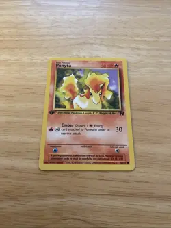 Ponyta Team Rocket 1st Edition 64/82 WOTC Pokemon TCG Card 1999-2000 - Image 2