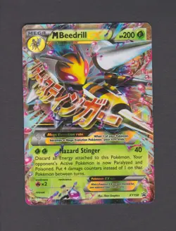 Pokemon M Beedrill EX XY158 XY Mega Promo Holo Pokemon TCG Card - Image 1