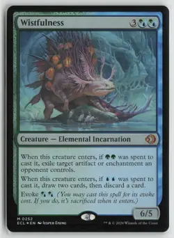 Wistfulness Lightly Played Foil 252 Lorwyn Eclipsed Magic: The Gathering - Image 1