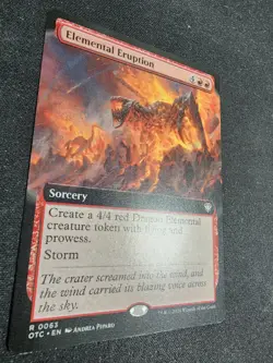 Elemental Eruption (Extended Art) - 63 - OTC - Rare - Magic The Gathering MTG - Image 3