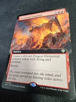 Elemental Eruption (Extended Art) - 63 - OTC - Rare - Magic The Gathering MTG - Image 4