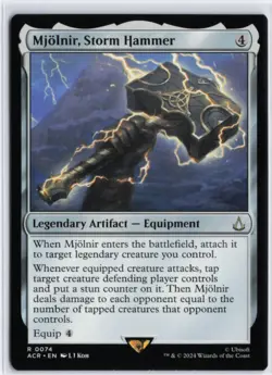 Mjolnir, Storm Hammer R Universes Beyond: Assassin's Creed 74 NM - Image 1