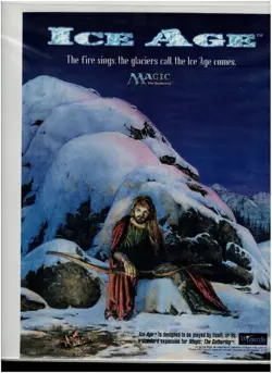 Magic the Gathering ICE AGE Complete Set in Binder - Image 1