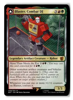Blaster, Combat DJ M Universes Beyond: Transformers 8 NM - Image 1