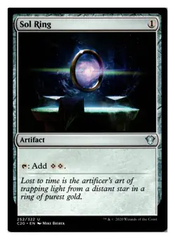 Sol Ring 252 UC Commander 2020 NM - Image 1