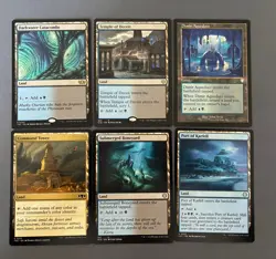 MTG Dimir utility land lot x6 (blue black) commander NM reg - Image 1