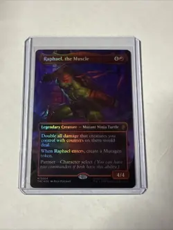 MTG Raphael, the Muscle (0004) (Borderless) COMMANDER -TMNT FOIL - Image 1