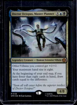 2025 Magic MTG Marvel's Spider-Man Doctor Octopus Master Planner Foil #0128 - Image 1