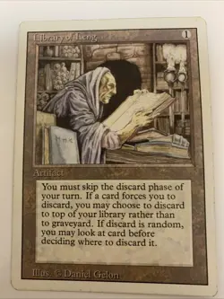 MTG NM Library of Leng Revised 3rd Edition Free Shipping In US With Trtacking - Image 1