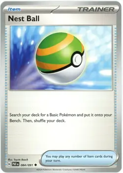 Nest Ball - 084/091 - Paldean Fates - Pokemon - NM - Image 1