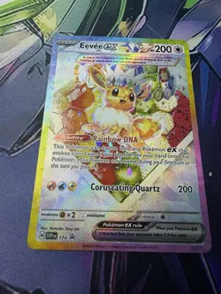 Pokemon Eevee ex #174 Black Star Promo - Prismatic Evolutions NM - Image 3