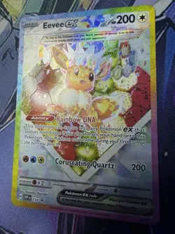 Pokemon Eevee ex #174 Black Star Promo - Prismatic Evolutions NM - Image 4