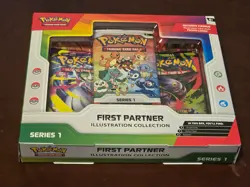 Pokemon TCG First Partner Illustration Collection Box Series 1 - New Sealed - Image 1