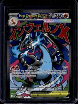 2025 Pokemon MEP Black Star Promos Mega Charizard X ex #023 - Image 1