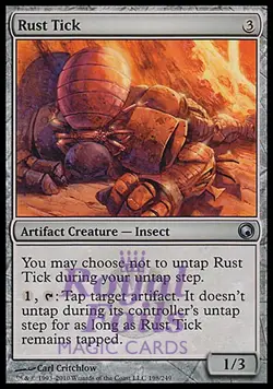 Rust Tick 2x FOIL SOM MTG Scars of Mirrodin Uncommon MINT artifact - Image 1