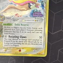Pidgeot (Delta Species) 14/110 EX Holon Phantoms Holo Rare Pokemon TCG EN - Image 4