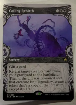Coiling Rebirth (Showcase) Bloomburrow - MTG RARE - Image 1