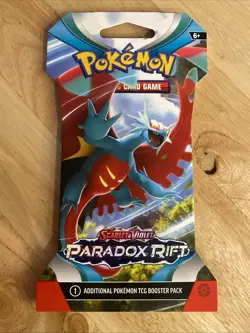 SEALED - PARADOX RIFT Pokemon Scarlet & Violet- Sleeved Booster Pack - Image 1