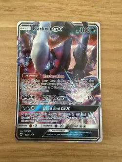 Darkrai GX Ultra Rare Pokemon Burning Shadows 88/147 Near Mint NM - Image 1
