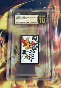 2013 Pokemon Hanafuda Kanto - April (JPN) Pidgeot & Pidgey CGC PRISTINE 10 - Image 1
