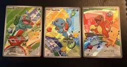 Pokemon TCG First Partner Illustration Collection Series 1 Kanto GEN 1 Set NM - Image 1