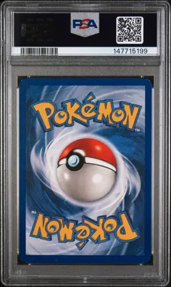 1999 POKEMON FOSSIL #43 SLOWBRO PSA 7 - Image 2