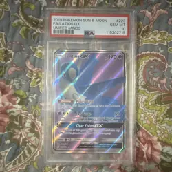 Pokemon PSA 10 Latios GX Full Art Holo Sm-Unified Minds 223/236 EN 2019 - Image 1