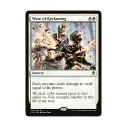WOTC MTG Commander 2016 Wave of Reckoning (R) EX - Image 1