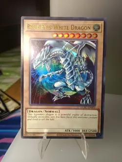 Blue-Eyes White Dragon (Version 3) LCKC-EN001 Legendary Collection Kaiba... - Image 1