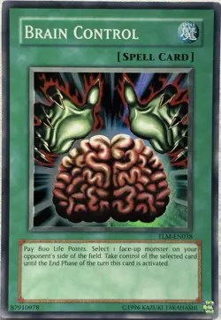 Yu-Gi-Oh! Konami Brain Control TLM-EN038 Holographic - Image 1
