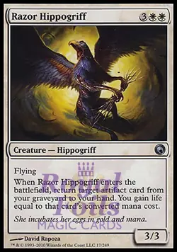 Razor Hippogriff 2x FOIL SOM MTG Scars of Mirrodin Uncommon MINT white - Image 1