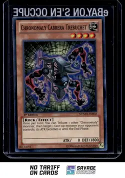 1996 Yu-Gi-Oh! Chronomaly Cabrera Trebuchet #NUMH-EN002 - Image 1