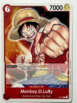 Monkey.D.Luffy (Promotion Pack 2022) P-001 One Piece Promotion Cards Pre Errata - Image 1